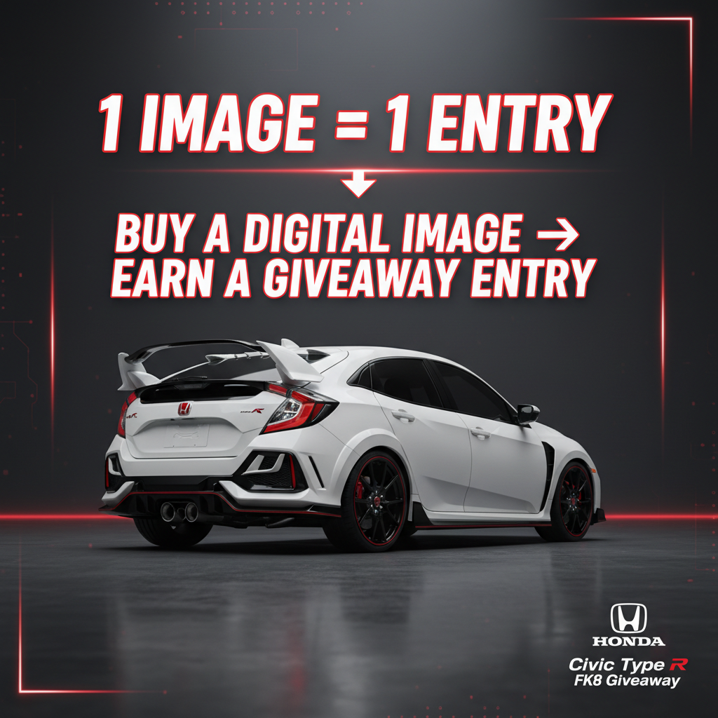2018 Honda Civic Type R FK8 – Buy a Digital Image, Earn a Giveaway Entry